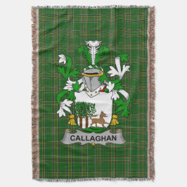 Irish Callaghan oder O_Callaghan Coat of Arms Fami Decke