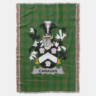 Irish Canavan oder O_Canavan Coat of Arms Family C Decke