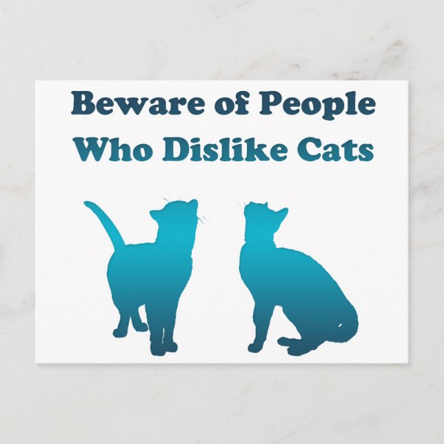 Irish Cat Proverb Postkarte (Vorderseite)