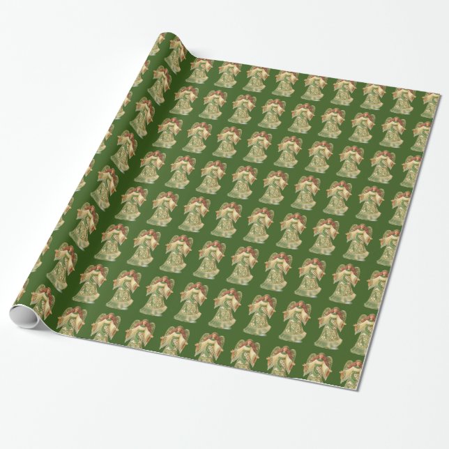 Irish Celtic Angel Jedem Anlass Wrapping Paper Geschenkpapier (Ungerollt)