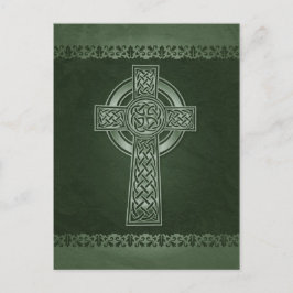 Irish Celtic Cross Postcard Postkarte