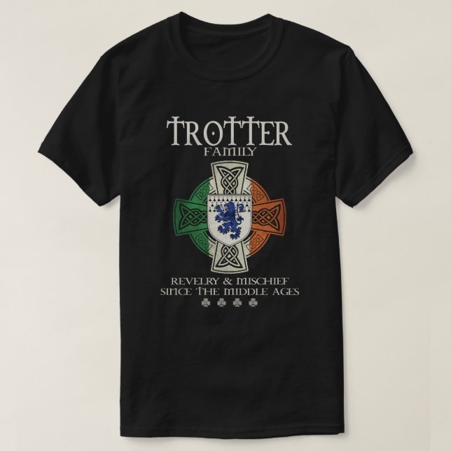Irish Celtic Cross T-Shirt (Design vorne)