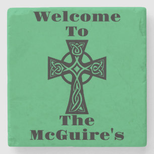 Irish Celtic Cross Untersetzer