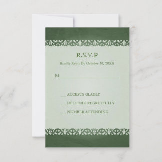 Irish Celtic Cross Wedding Response Cards Einladung