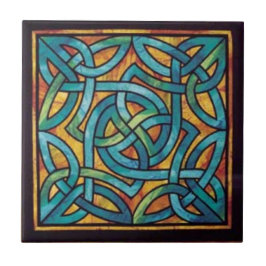 Irish Celtic Knot Design Keramik Tile Fliese