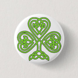 Irish Celtic Knot Heart Button