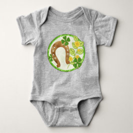 Irish Charm Whimsical Baby Strampler