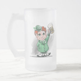Irish Cheers! Mattierte Bier-Tasse Mattglas Bierglas