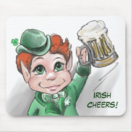 Irish Cheers! Portrait Mousepad