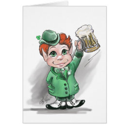 Irish Cheers! St Patrick's Day Blank Grußkarte