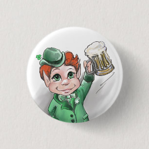 Irish Cheers! St Patrick's Day Button
