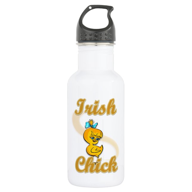 Irish Chick Trinkflasche (Vorderseite)