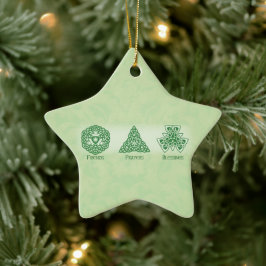 Irish Christlich Friends Segen Keramik Ornament