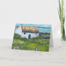 Irish Christmas Grußkarte