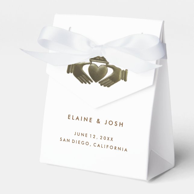 Irish Claddagh Geschenkgutscheine Geschenkschachtel (Vorderseite)