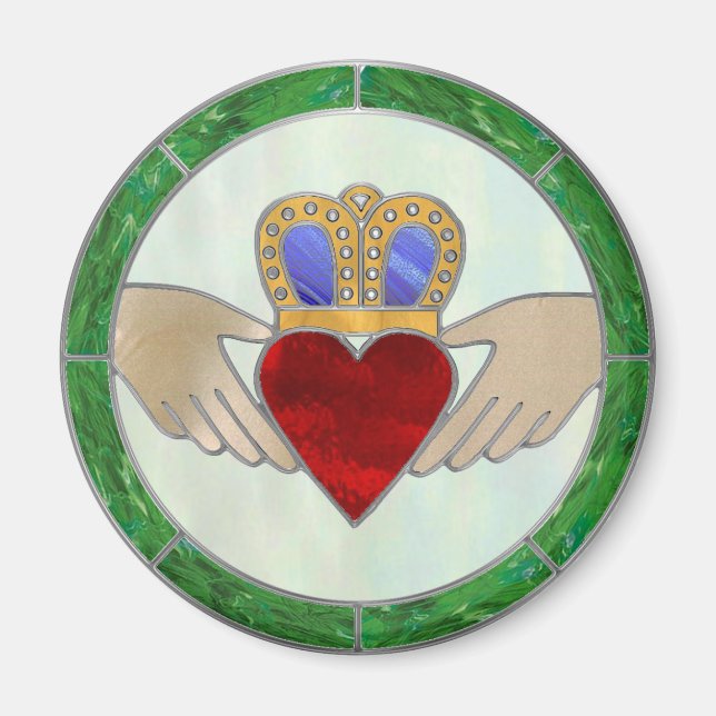 Irish Claddagh Magnet (Vorne)