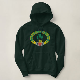 Irish Claddagh Ring Bestickter Hoodie
