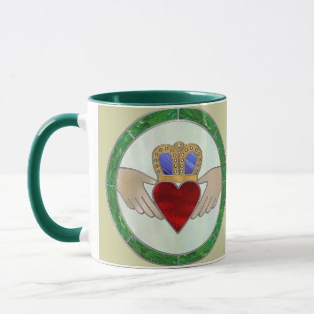 Irish Claddagh Tasse (Links)