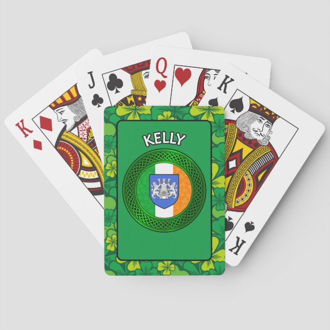 Irish Clan Kelly Spielkarten (Rückseite)