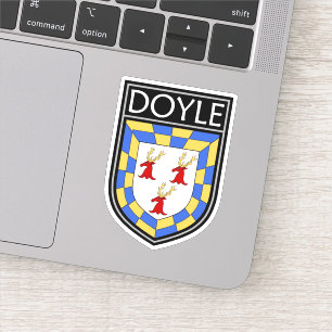 Irish Clan Wappen - Doyle Aufkleber