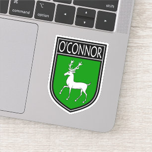 Irish Clan Wappen - O'Connor Aufkleber