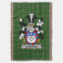 Irish Clinton Coat of Arms Familienwappen Irland