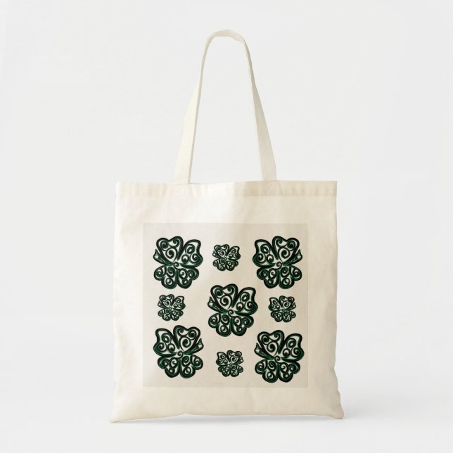 Irish Clover Art Tragetasche (Vorne)