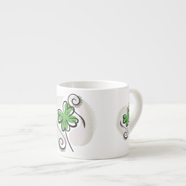 Irish Clover Espressotasse (Vorderseite Rechts)