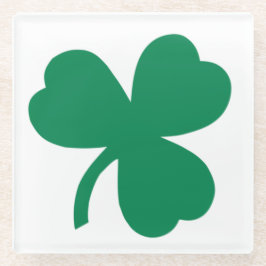Irish Clover Glass Untersetzer
