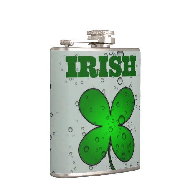 Irish Clover Hip Flask Flachmann (Rechts)