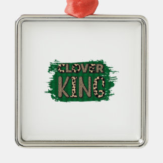 Irish Clover King Ornament Aus Metall