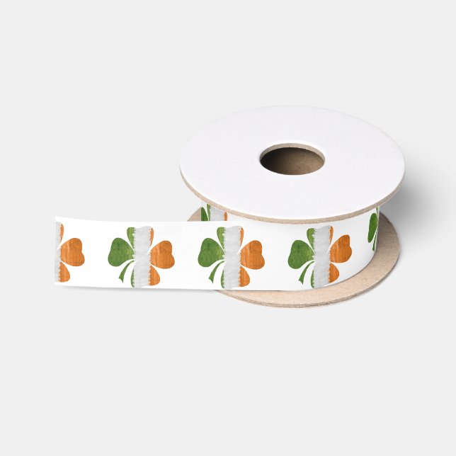 Irish Clover Satinband (Spule)