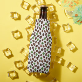 Irish Coffee Beans and Shamrocks Funny Design Flaschenkühler