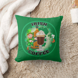 Irish Coffee - Ein Elixier. Kissen