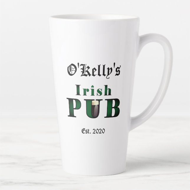 Irish Coffee Latte Tasse Cup Bar Tavern Design (Rechts)