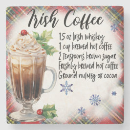 Irish Coffee Recipe Marble Untersetzer