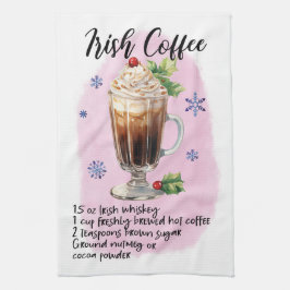 Irish Coffee Rezept Weihnachtsrezepte Design Geschirrtuch