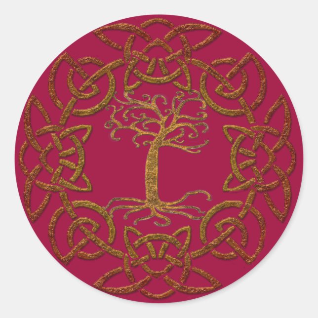 Irish Collection Runder Aufkleber (Vorderseite)