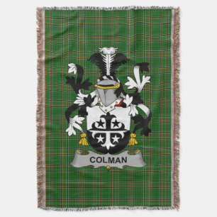 Irish Colman oder McColman Coat of Arms Family Cre Decke