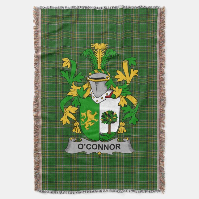 Irish Connor oder O_Connor (Sligo) Coat of Arms Fa Decke (Vorderseite Vertikal)