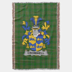 Irish Cromwell Coat of Arms Familienwappen Irland Decke