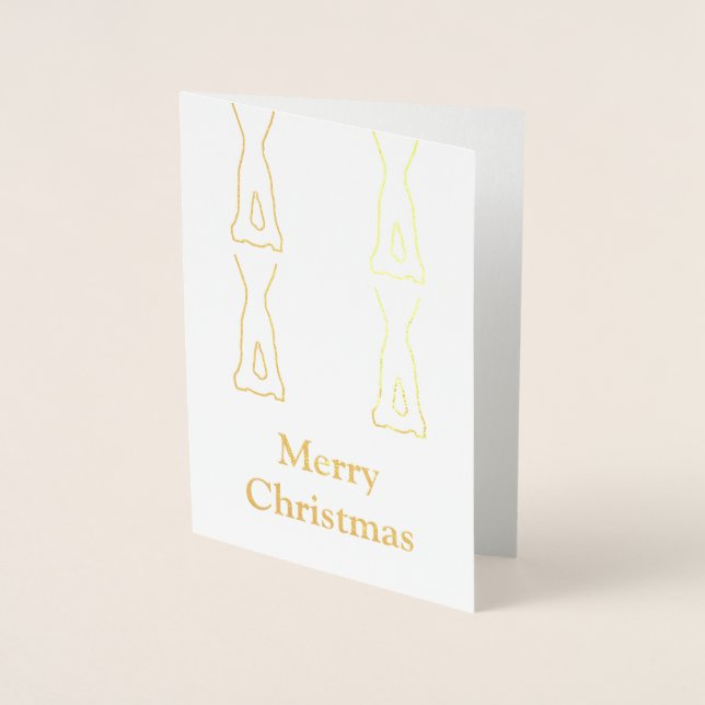 Irish Dance Christmas Card Folienkarte (Vorderseite)