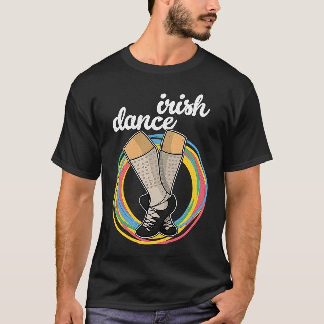 Irish Dance Dancer Ireland Shoes St Patrick's 18 T-Shirt (Vorderseite)