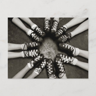 Irish Dance Ghillies Postcard Postkarte