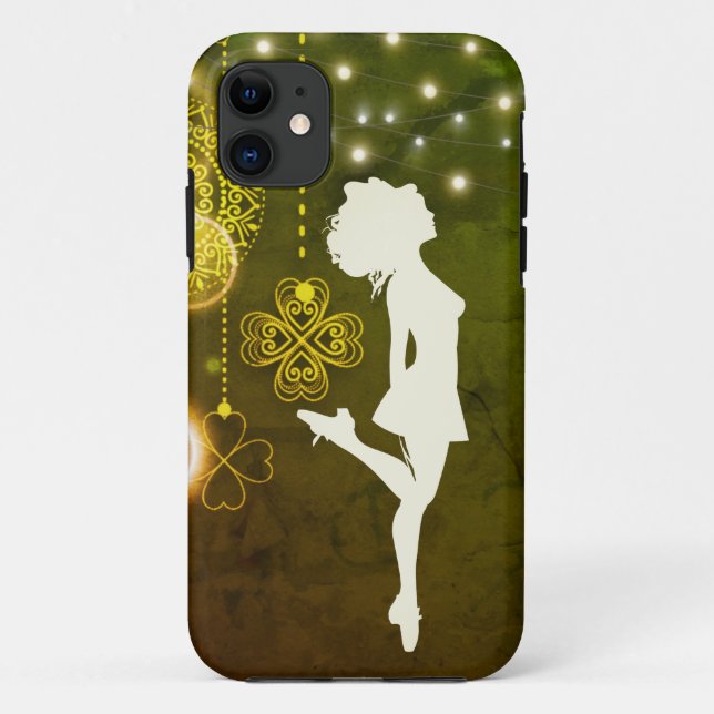Irish Dance Hard Shoe Celtic Clolies and Lights Case-Mate iPhone Hülle (Rückseite)