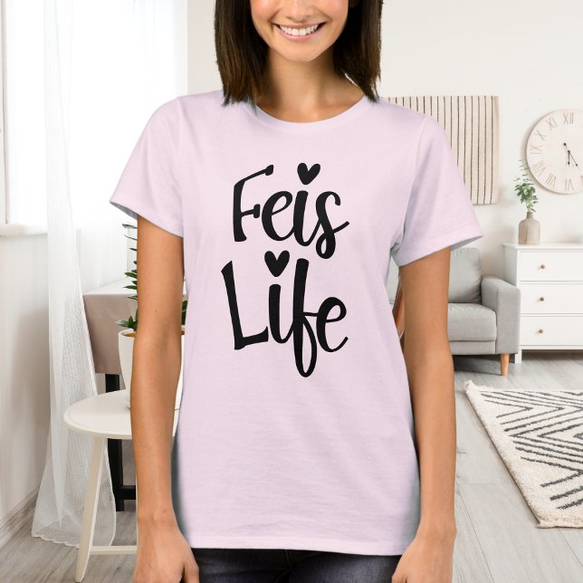 Irish Dance Heart Typografy Niedlich Feis Life T-Shirt (Von Creator hochgeladen)