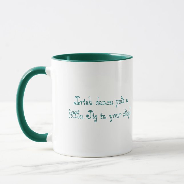 Irish Dance Jig Tasse (Links)