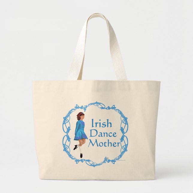 Irish Dance Mother - Blue Jumbo Stoffbeutel (Vorne)