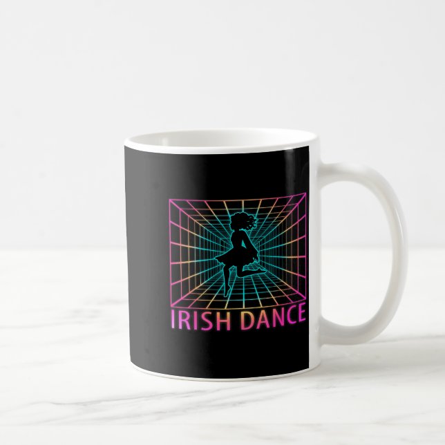 Irish Dance Retro Dancer Gift  Kaffeetasse (Rechts)