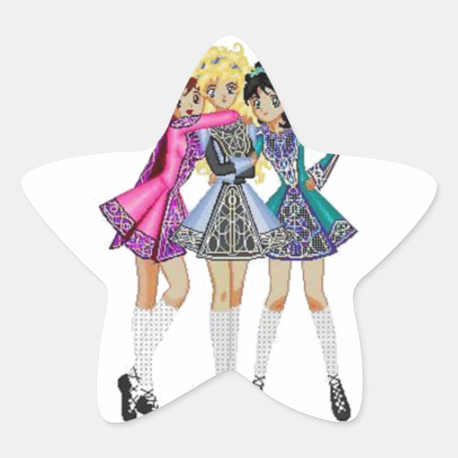 Irish Dance Sticker (Vorderseite)